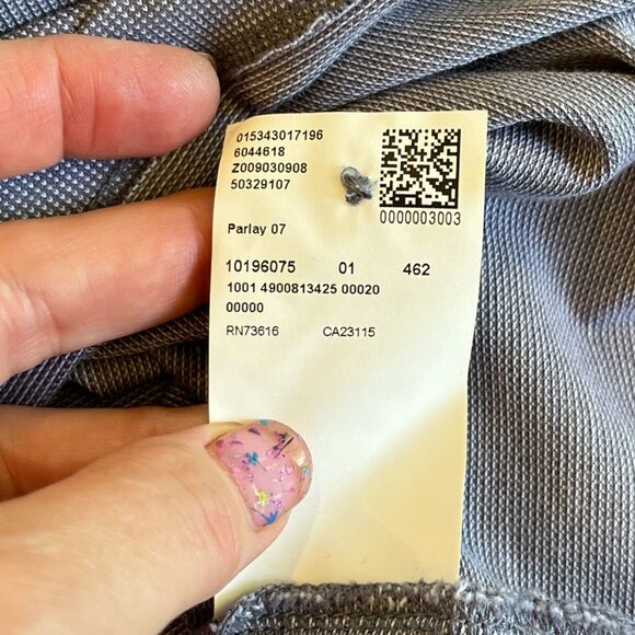 Boss Hugo Boss Parlay Grey Knit Polo Shirt XXL 100% Cotton Regular Fit - Picture 4 of 7